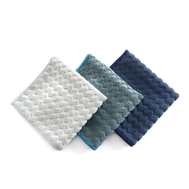 Set de Toallas de Microfibra Tonos Azules