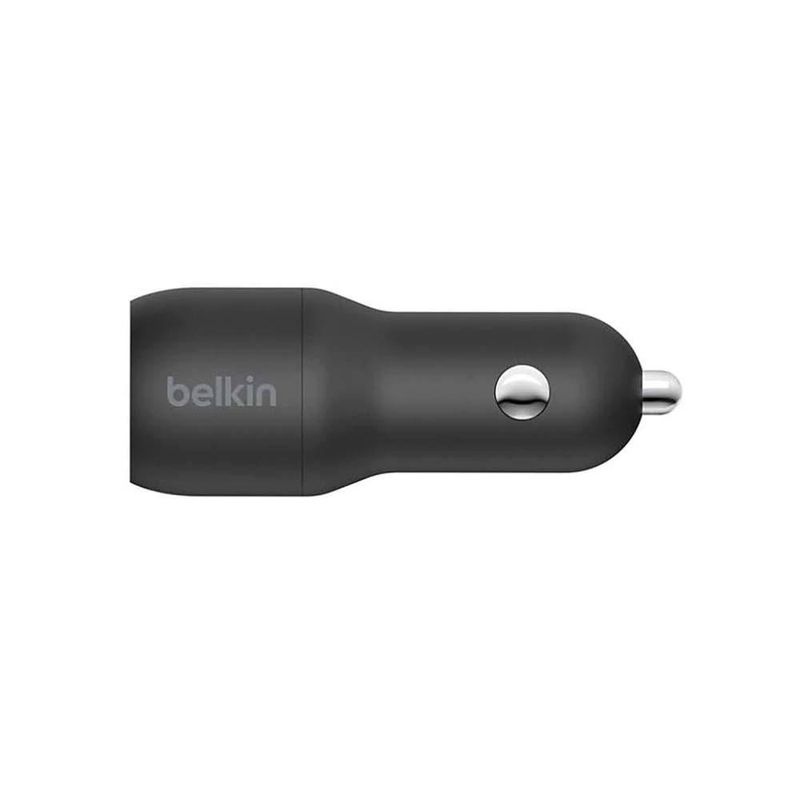 Cargador para Carro Dual USB-A 24 W Color Negro