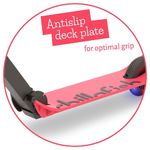 Scooter Infantil Ajustable con Luces LED en Ruedas y Manubrio Antideslizante