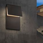 Lámpara LED de Pared para Exterior Negra 14 W