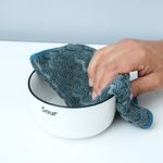 Set de Toallas de Microfibra Tonos Azules