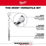 Broca Multiusos 3/8x6 Plg - Milwaukee Electric