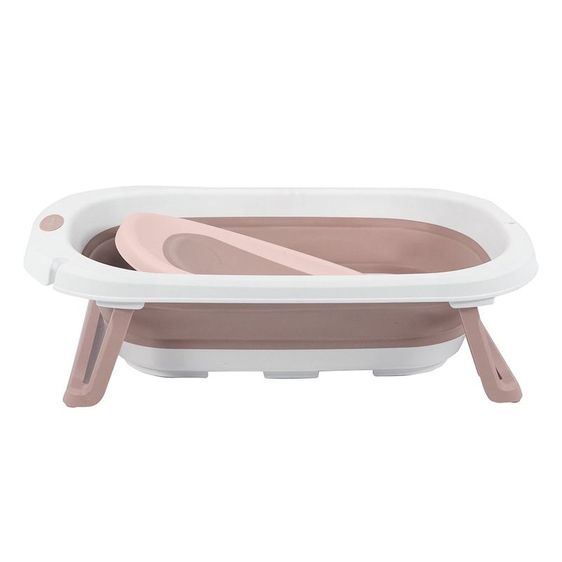 Bañera Plegable con Reductor Rosado