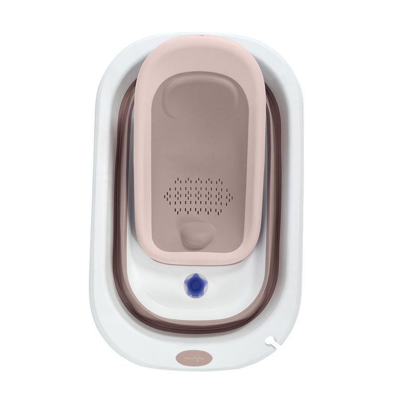 Bañera Plegable con Reductor Rosado