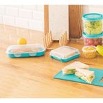 Contenedor de Plástico para Pan Colores Surtidos