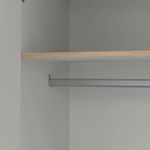 Armario Dan de 4 Puertas y 3 Gavetas para Dormitorio 49.6 x 195.5 x 200.4 cm