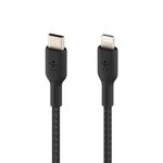 Cable Trenzado USB-C a Lightning 1 M Negro