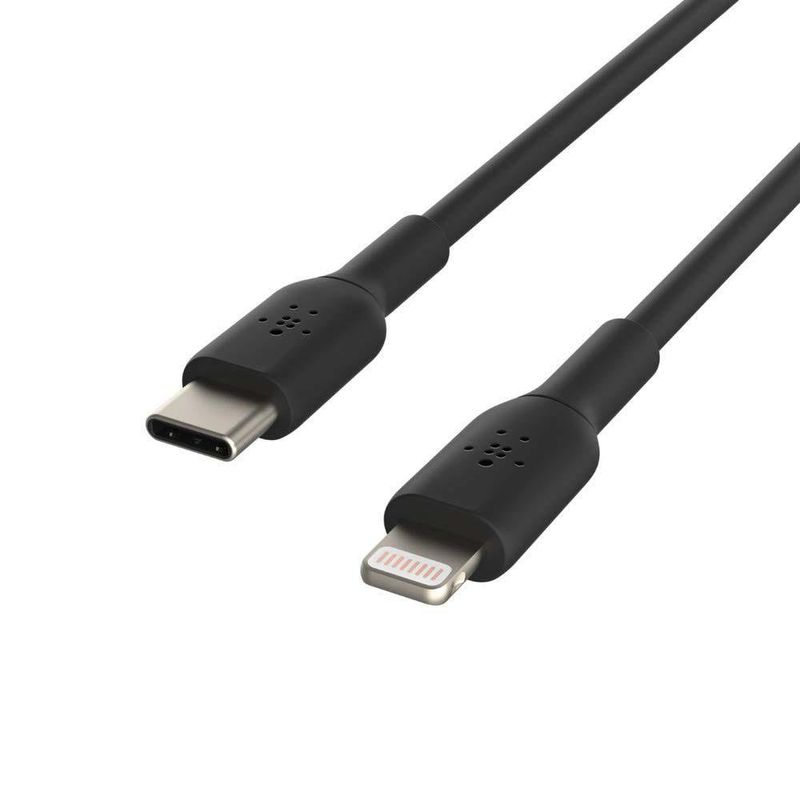 Cable Belkin USB-C a Lightning de 1 M Negro