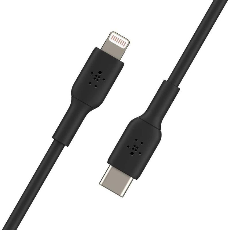 Cable Belkin USB-C a Lightning de 1 M Negro