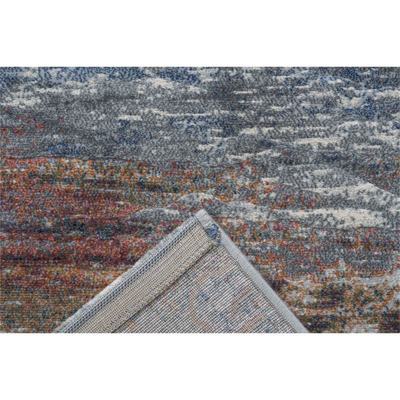 Alfombra de Área Argentum Diseño Abstracto 133x195 Cm