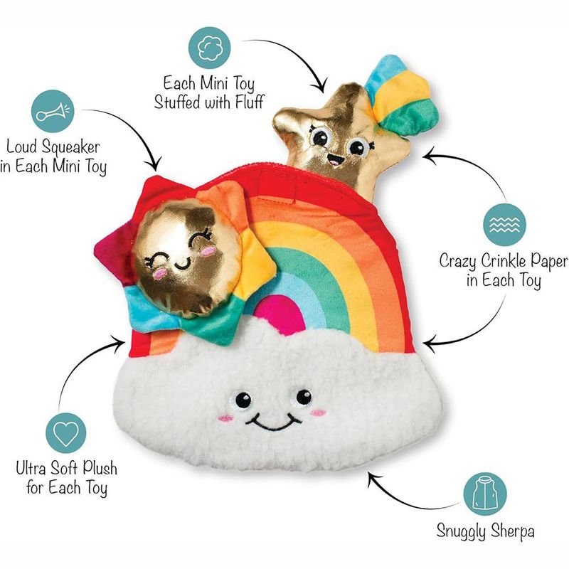 Juguete para Perro de Estrellas y Arcoiris