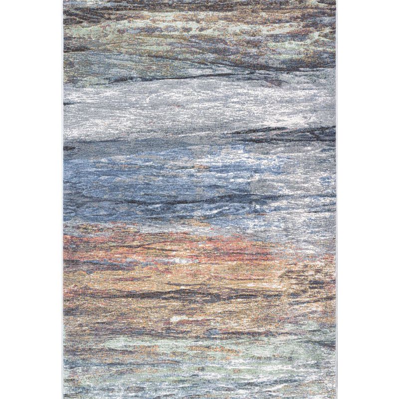 Alfombra de Área Argentum Diseño Abstracto 133x195 Cm