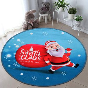 Alfombra Santa Claus 100x100 Cm