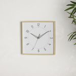 Reloj de Pared Cuadrado Decorativo 28.4x4x28.4 Cm