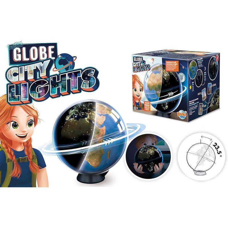 Globo Terráqueo con Brillo en la Oscuridad