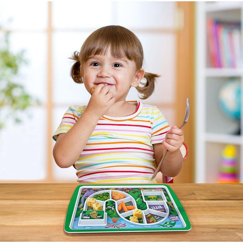 Bandeja para Alimentos de Melamina Diseño Dinosaurios