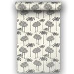 Papel Tapiz Explorer Palmas Blanco 0.53 x 10.05 M