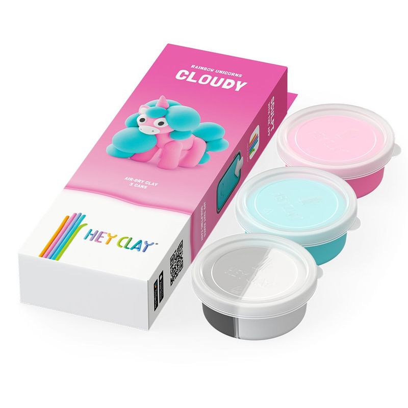 Set de 3 Latas de Arcilla Hey Clay Nublado