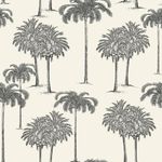 Papel Tapiz Explorer Palmas Blanco 0.53 x 10.05 M
