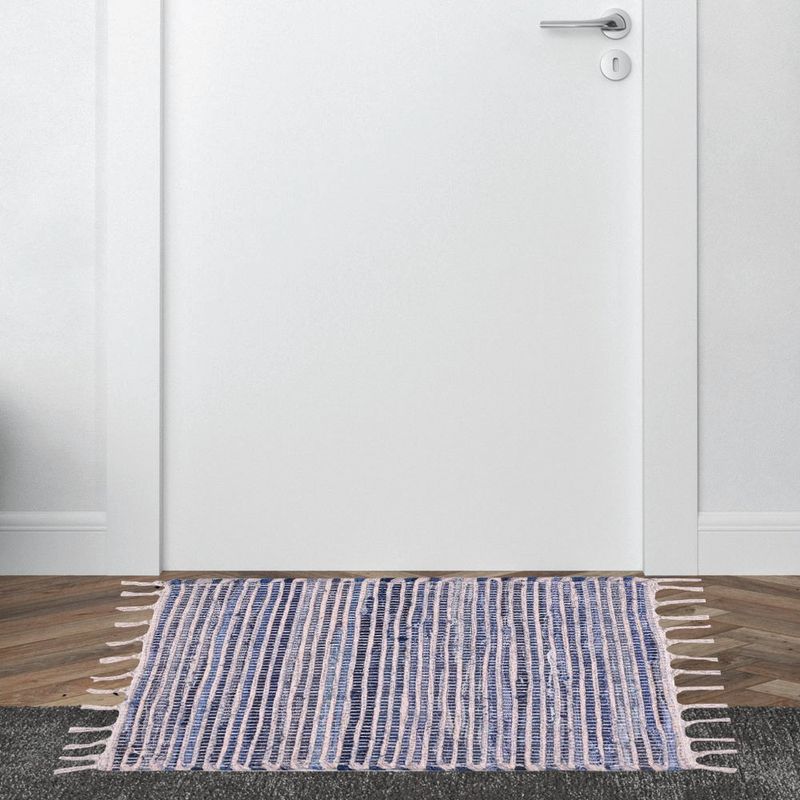 Alfombra para Entrada Diseño Denim 40 X 60 Cm