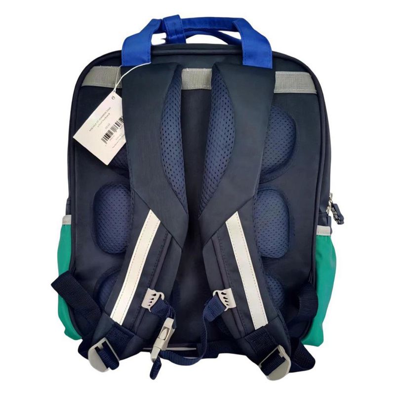 Mochila Infantil Azul con Diseño de Dinosaurio