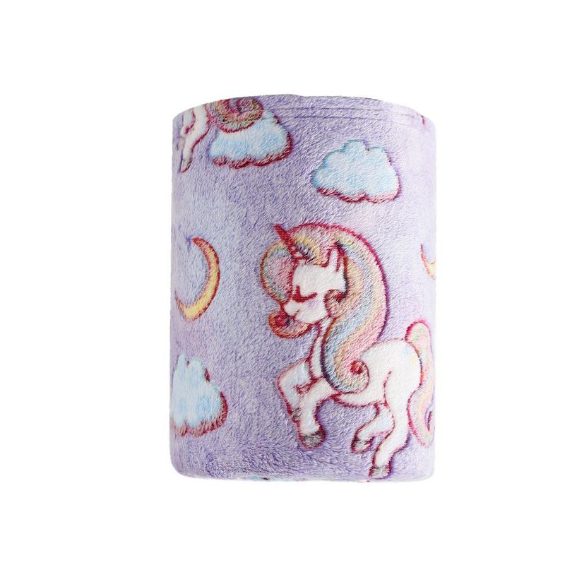 Throw de Poliéster Rectangular con Diseños Surtidos