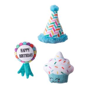 Set de 3 Juguetes para Perro Happy Birthday