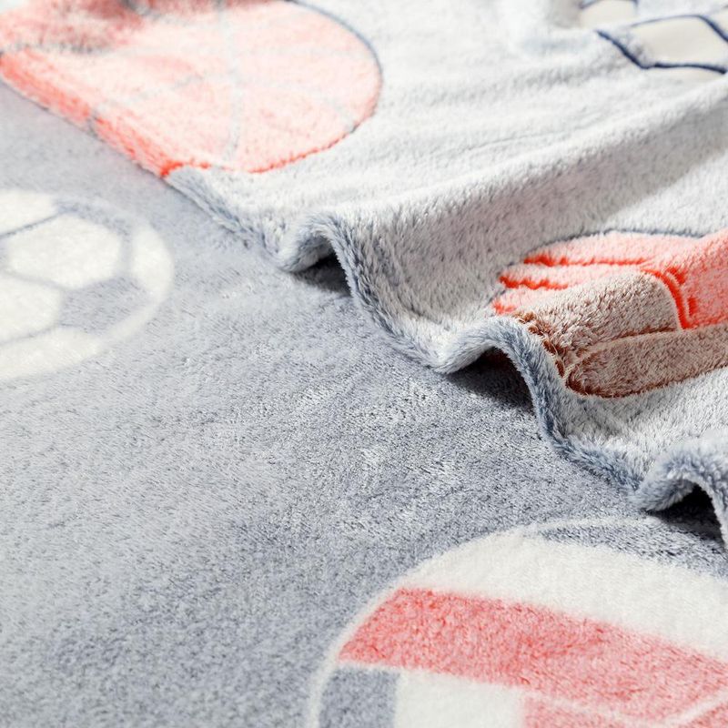Throw de Poliéster Rectangular con Diseños Surtidos