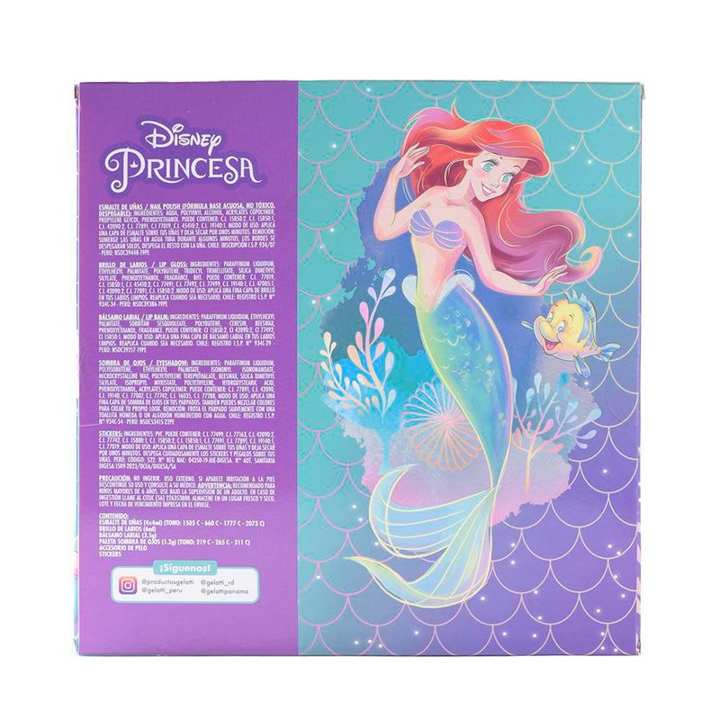 Gelatti LG esmale + gloss + bálsamo labial + sticker Ariel