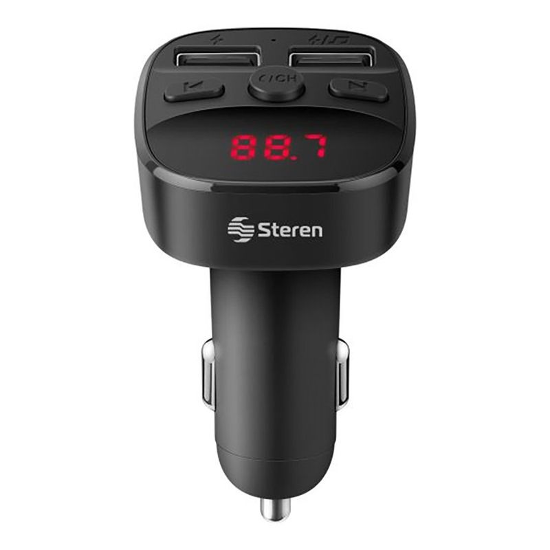 Transmisor FM Bluetooth con Manos Libres y Cargador USB