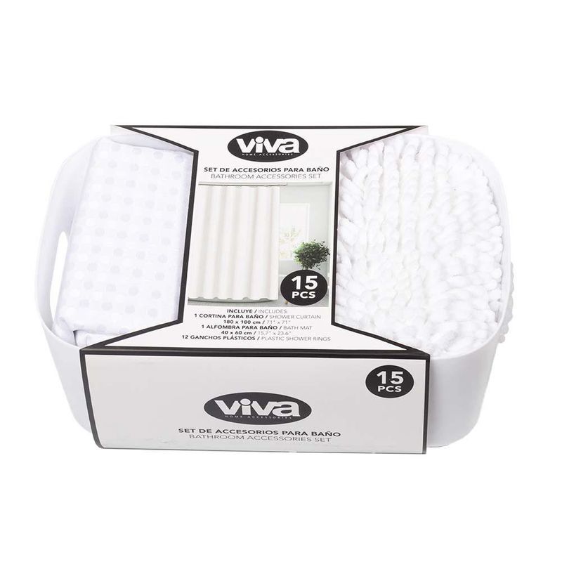 Set de Accesorios para Baño Colores Surtidos