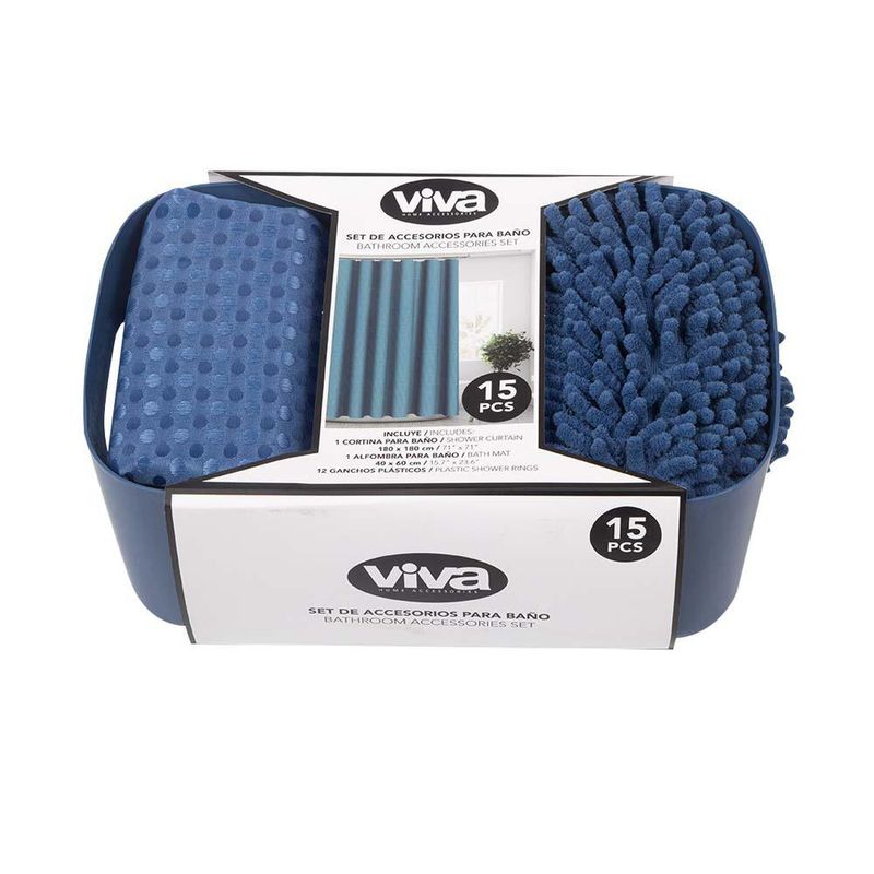 Set de Accesorios para Baño Colores Surtidos