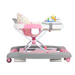 Andadera 4 en 1 Rosada, con Juegos y Bandeja