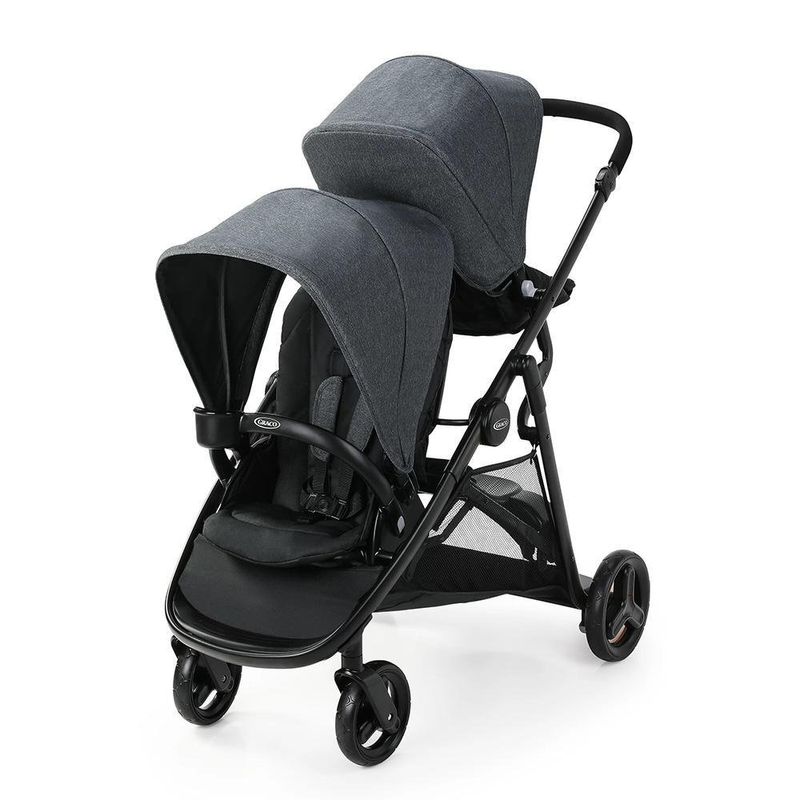 Carruaje Doble Ready 2 Grow 2.0 Negro - Graco