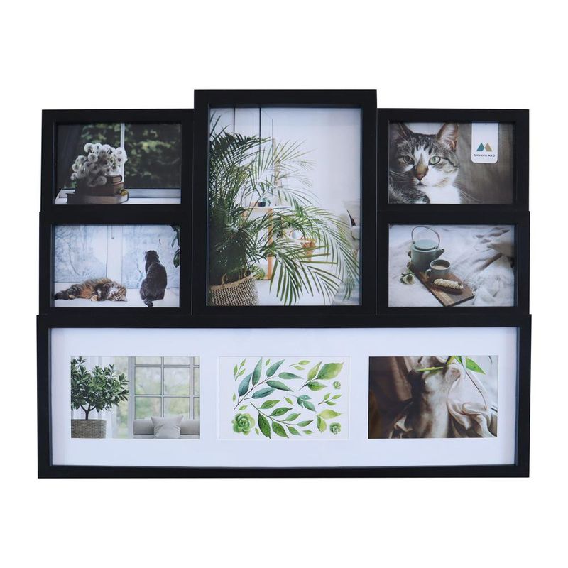 Marco Collage Negro para 8 Fotos