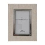 Portarretratos de Madera Texturizada Color Beige