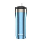 Pocillo Térmico Boquilla Dual Azul De 24 Oz