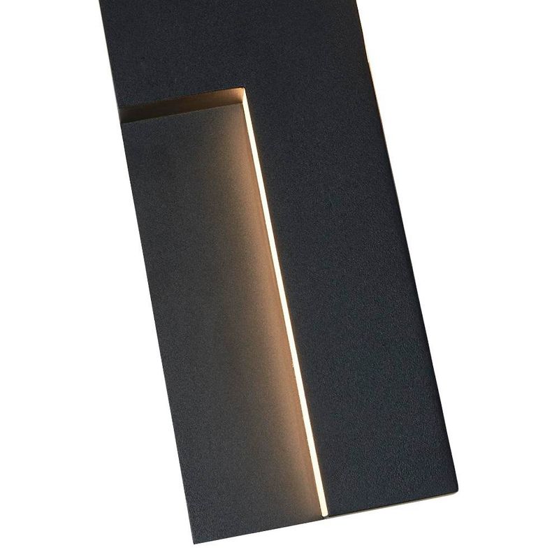 Lámpara LED de Pared para Exterior Negra 12 W
