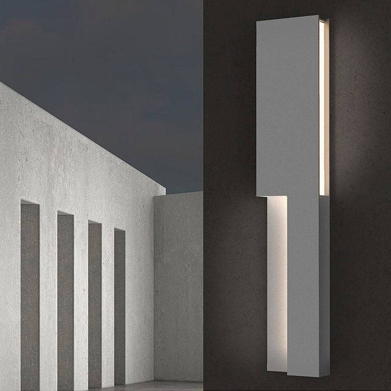 Lámpara LED de Pared para Exterior Negra 12 W