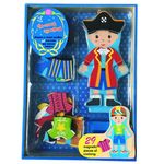 Juego de Vestir Magnético Azul