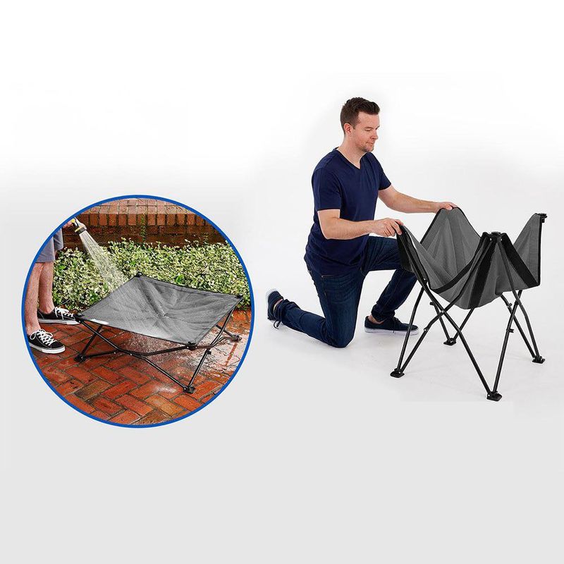 Cama para Mascota 2.5 FT Plegable Gris