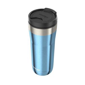 Pocillo Térmico de Acero Inoxidable Boquilla Dual Azul de 24 Oz