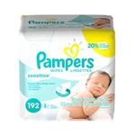 Toalla Húmeda Sensitive - Pampers 192 Unidades