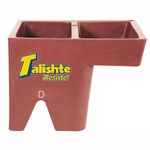 Pila Plástica 1 Lavadero Derecho Color Terracota