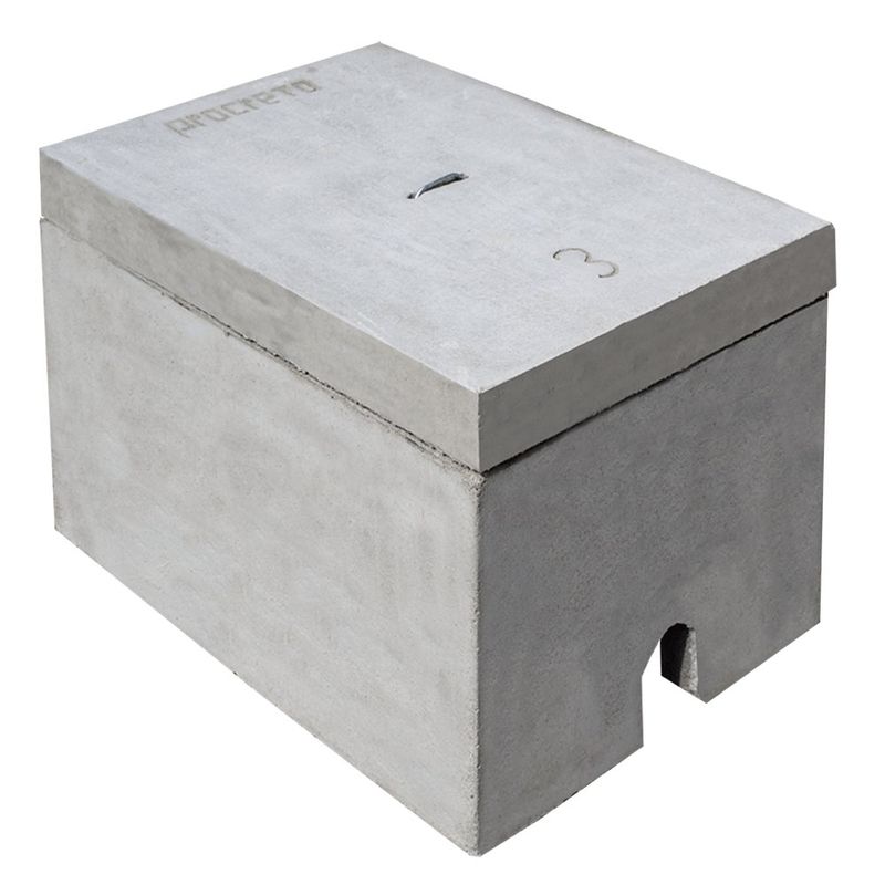 Caja de Registro No. 3 de 34 x 50 x 30 cm