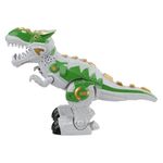 Robot T-Rex Serie De Metal King Blanco Y Verde - Vivitar