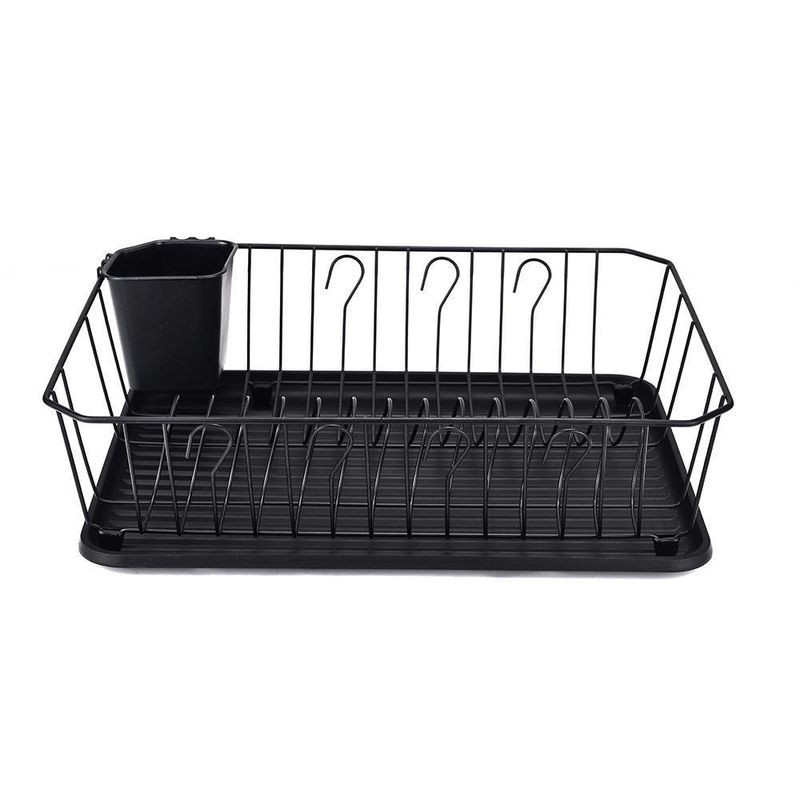 Escurridor para Platos con Bandeja y Porta Cubiertos - Varios Colores