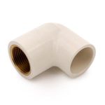 Codo 90° 3/4 Plg de PVC con Rosca con Inserto Metálico