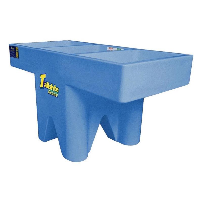 Pila Plástica 2 Lavaderos Color Azul