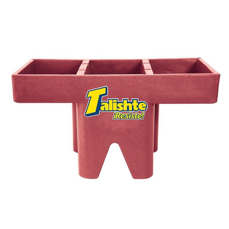 Pila Plástica 2 Lavaderos Color Terracota